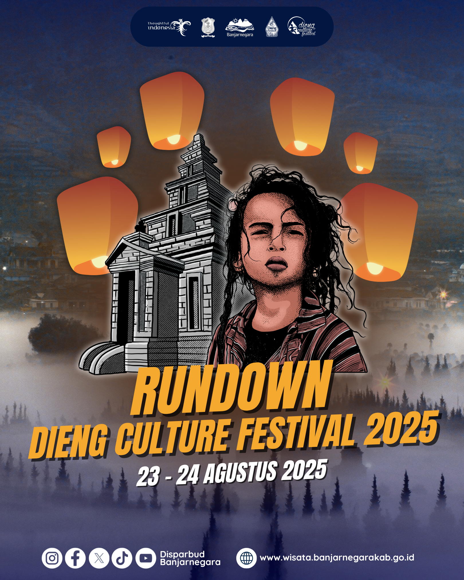 Featured image for Rundown Dieng Culture Festival XV 2025, 23-24 Agustus 2025