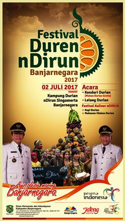 FESTIVAL DURIAN NDIRUN  SIAP DI GELAR 2 JULI 2017