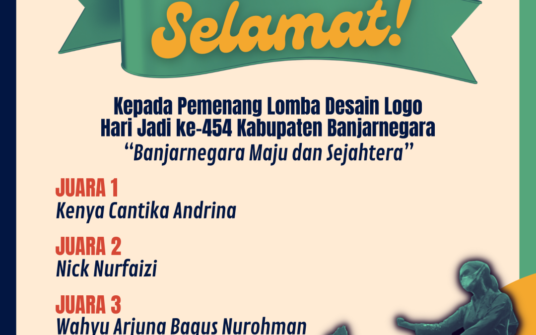 Inilah Juara Lomba Desain Logo Hari Jadi Ke-454 Banjarnegara