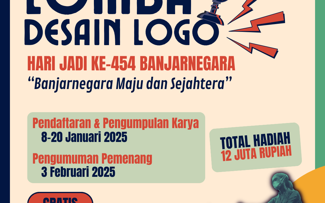 Hari Terakhir Pendaftaran dan Pengumpulan Karya Lomba Logo Hari Jadi Ke-454 Banjarnegara